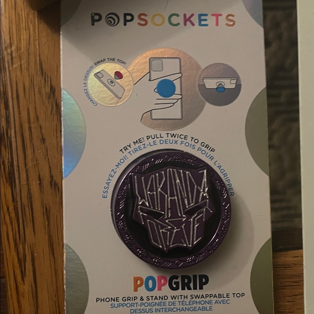 PopSocket Purple Graffiti PopGrip